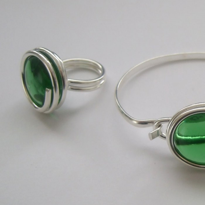 Large-dark-opaque-green-glass-set-2